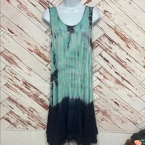 Vocal embellished tank midi dress